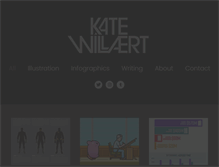 Tablet Screenshot of katewillaert.com